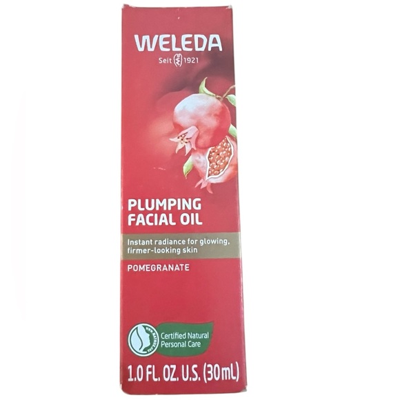 Weleda Face Care Plumping Oil, 1 Fluid Ounce, Plant Rich Moisturizer - Picture 1 of 3